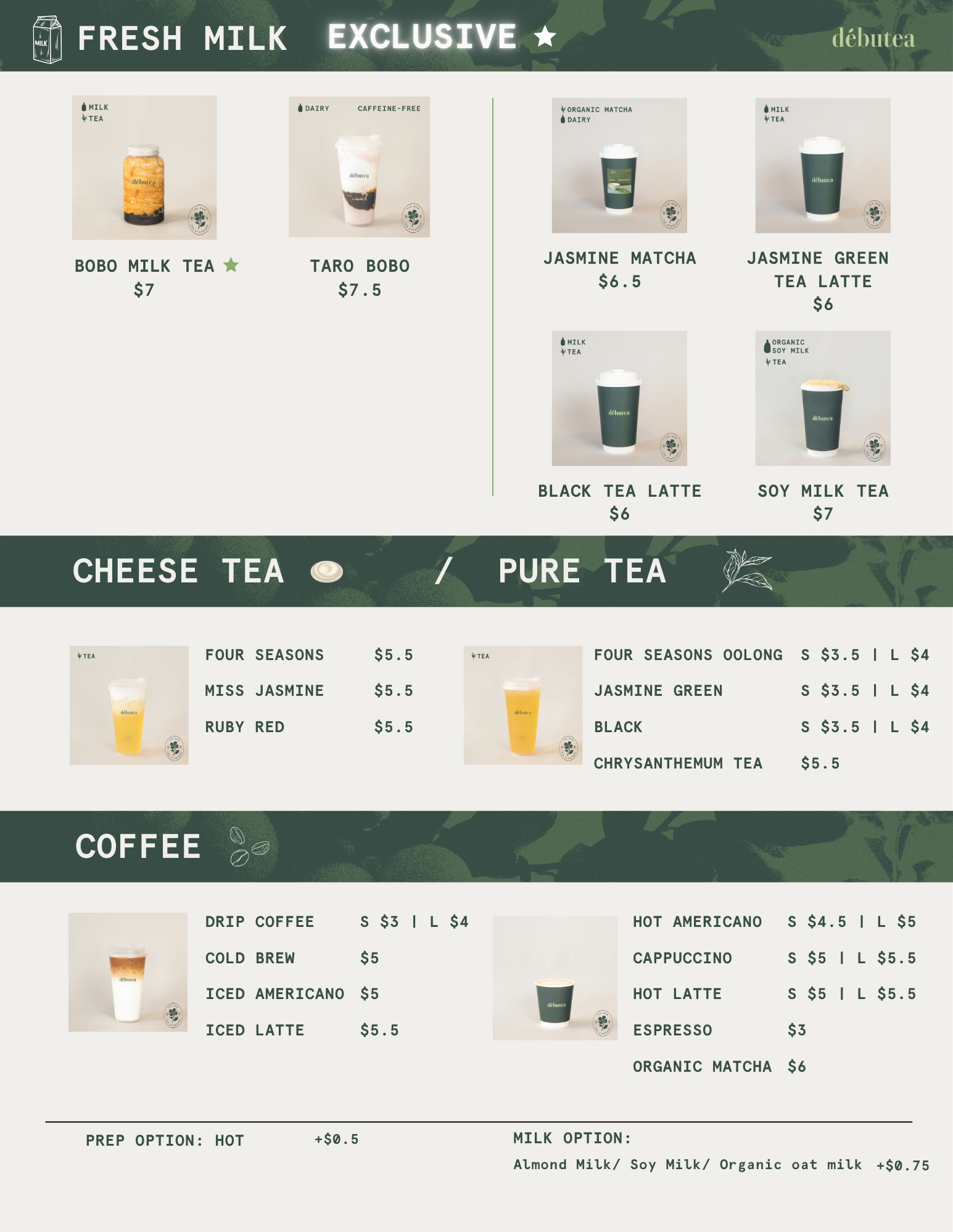 MENU | Debutea